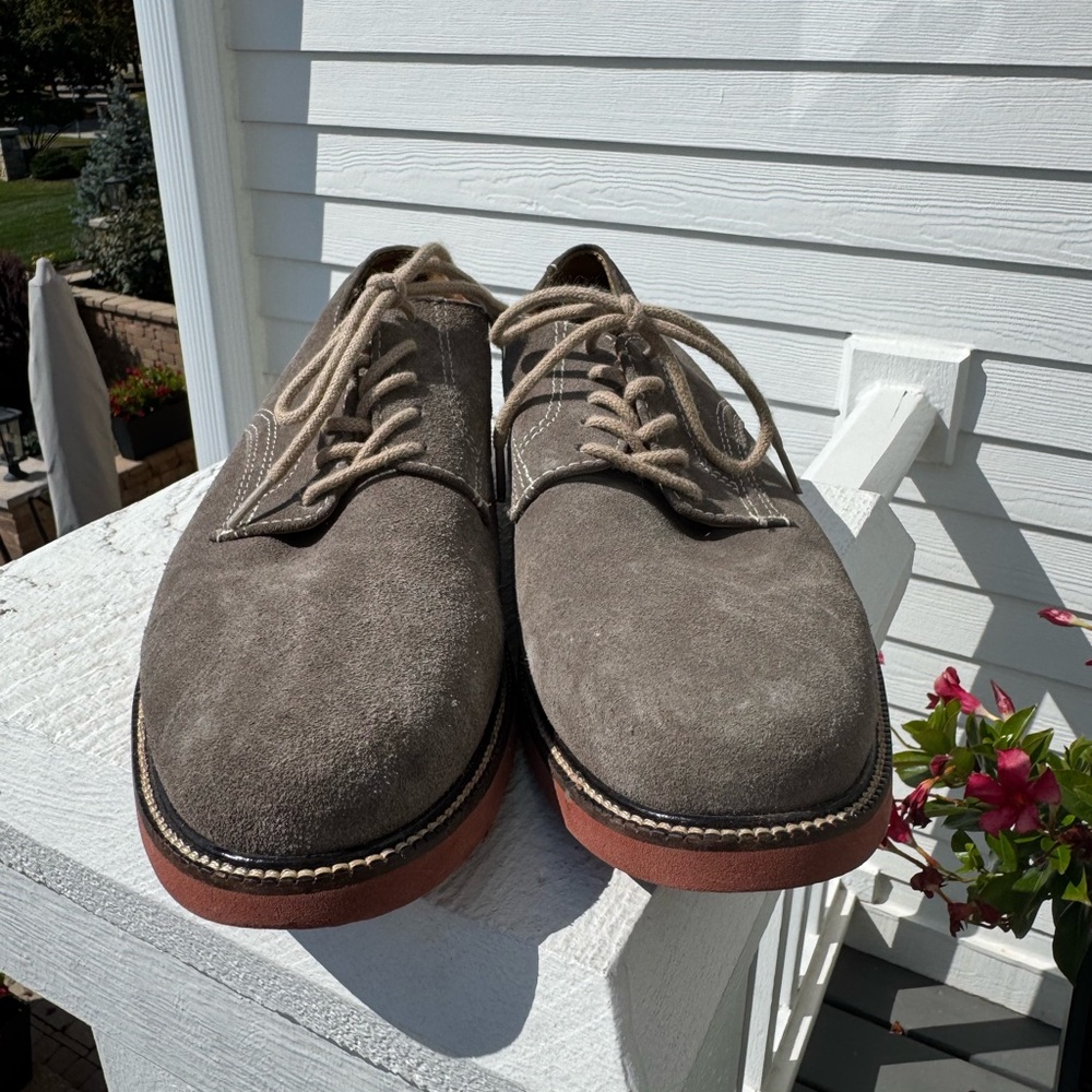 Men's 14th & Union Gray Nubuck Shoes 7